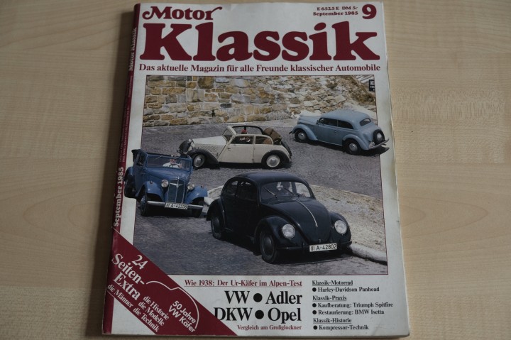 Motor Klassik 09/1985